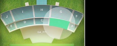 Seat view from Lower