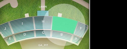 Seat view from Upper