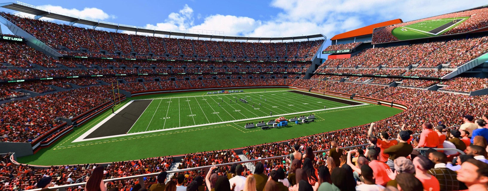 Seat view from Club