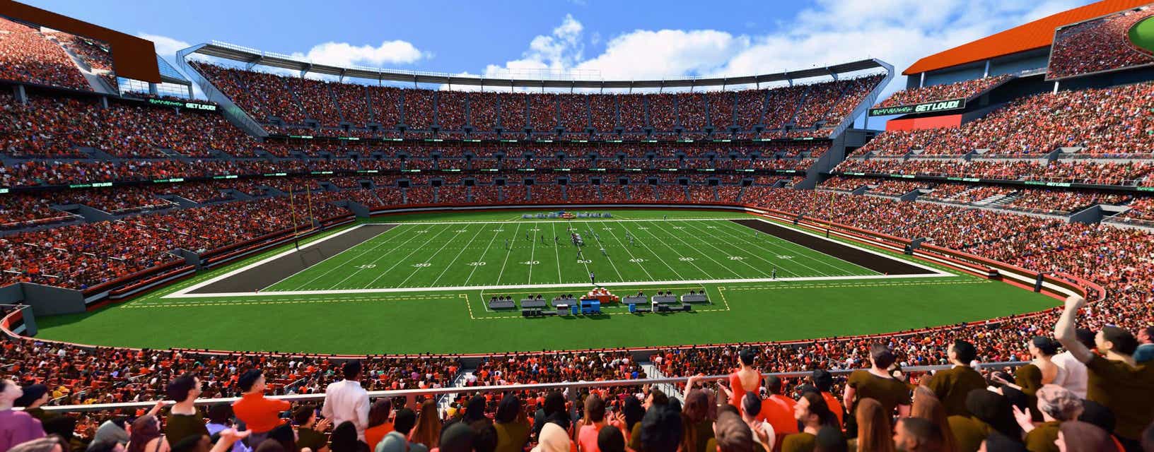 Seat view from Club