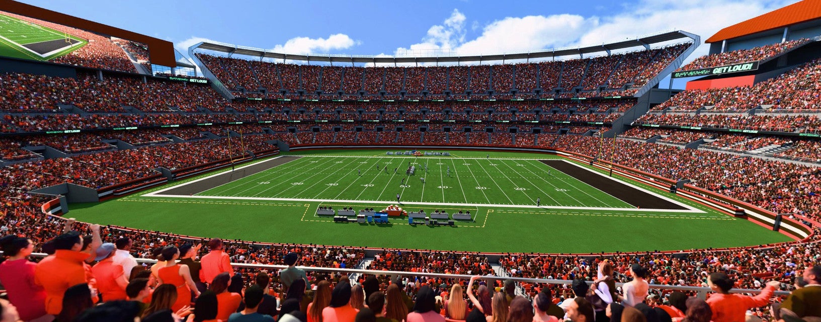 Seat view from Club