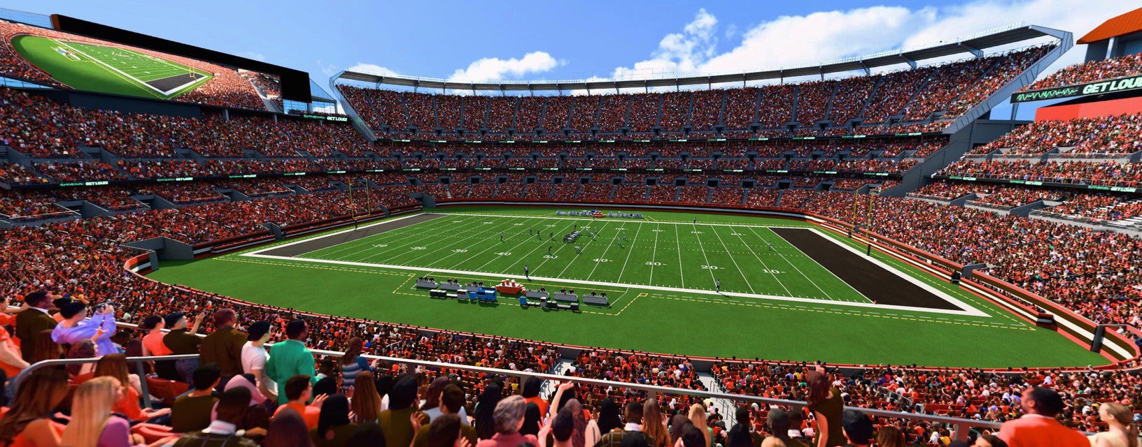 Seat view from Club