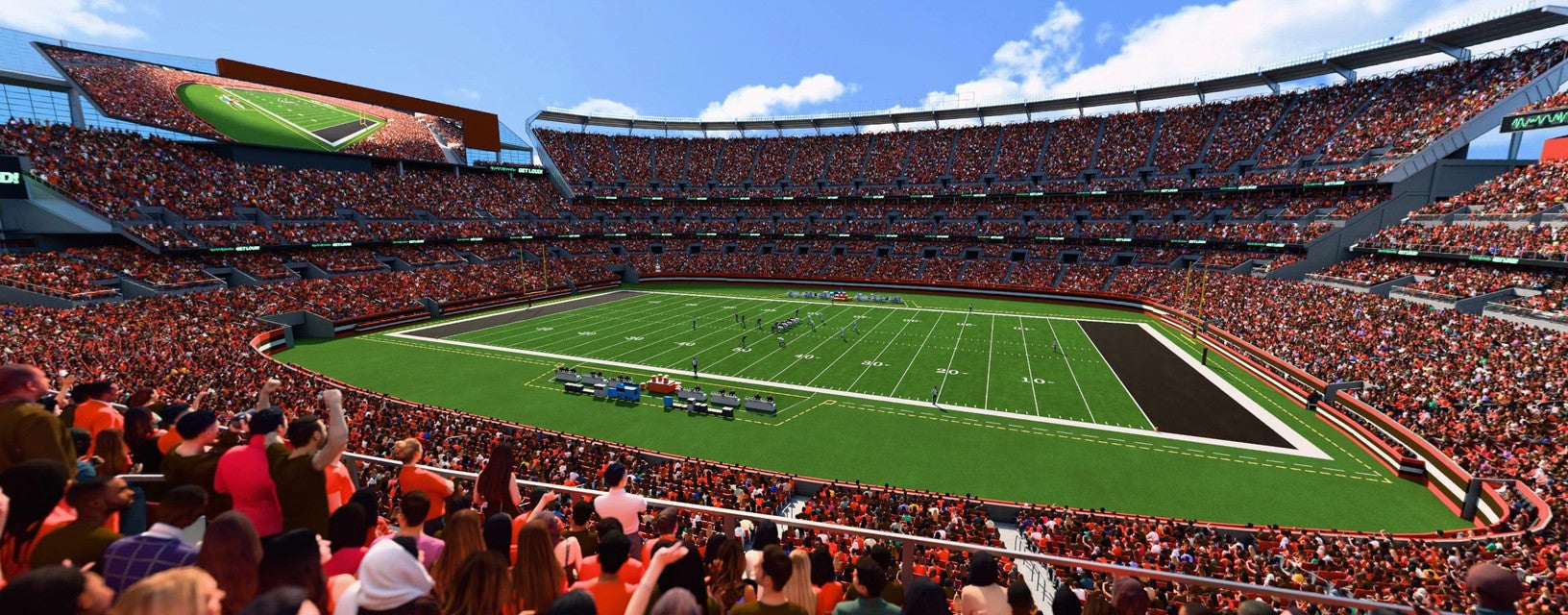 Seat view from Club