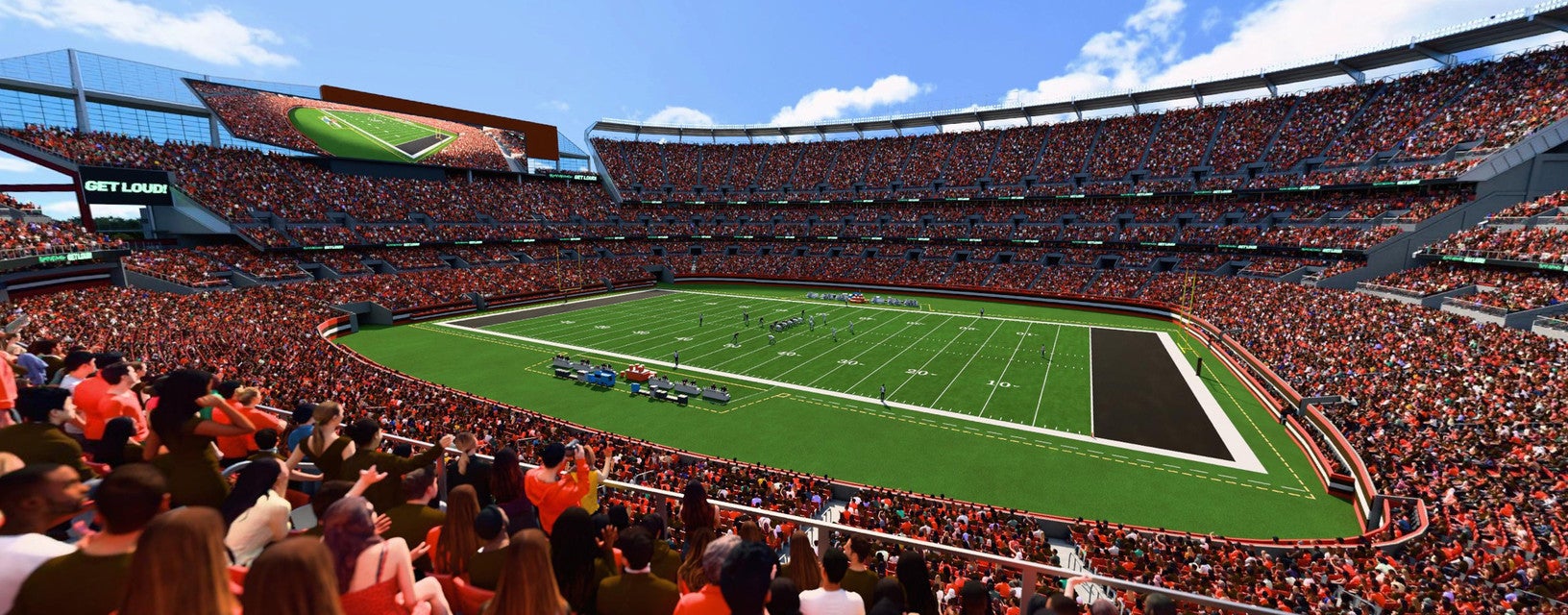 Seat view from Club