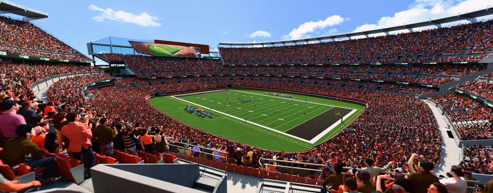 Seat view from Club