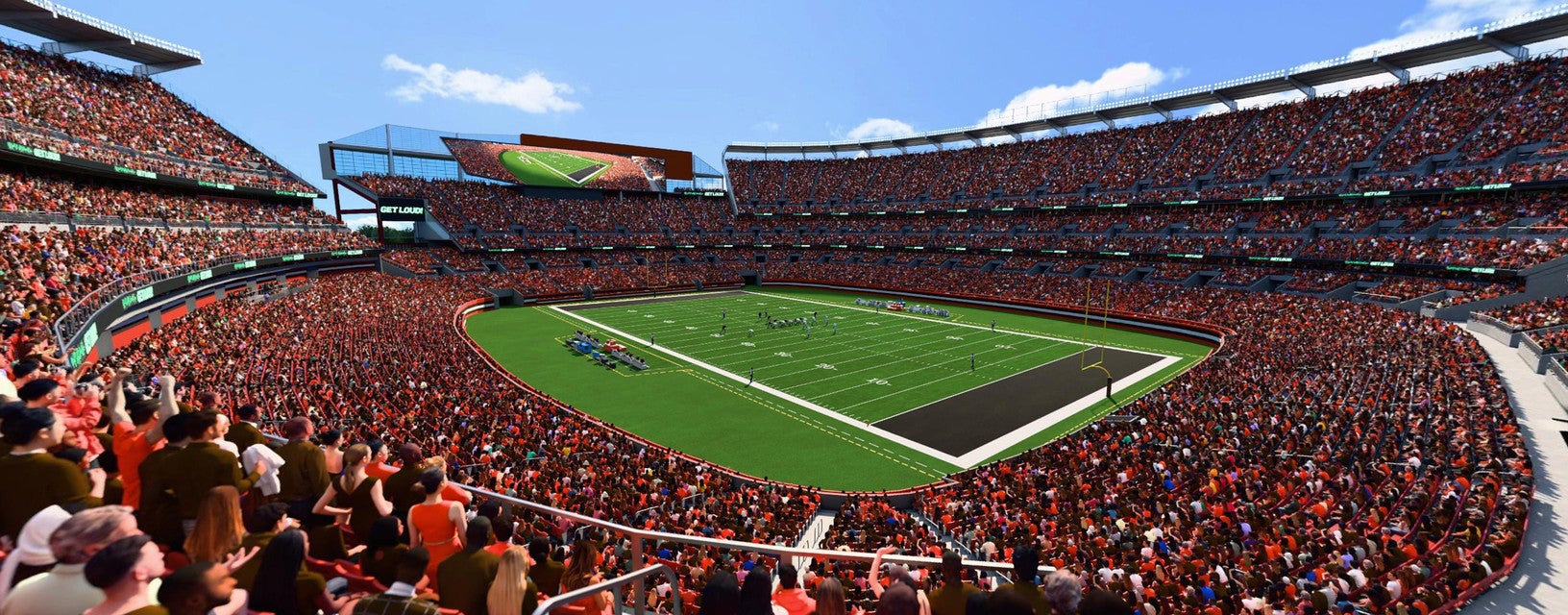 Seat view from Club