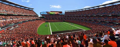 Seat view from Upper Dawg Pound