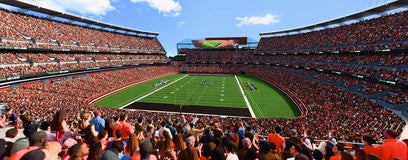 Seat view from Upper Dawg Pound