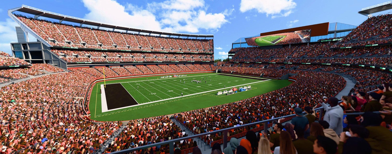 Seat view from Club