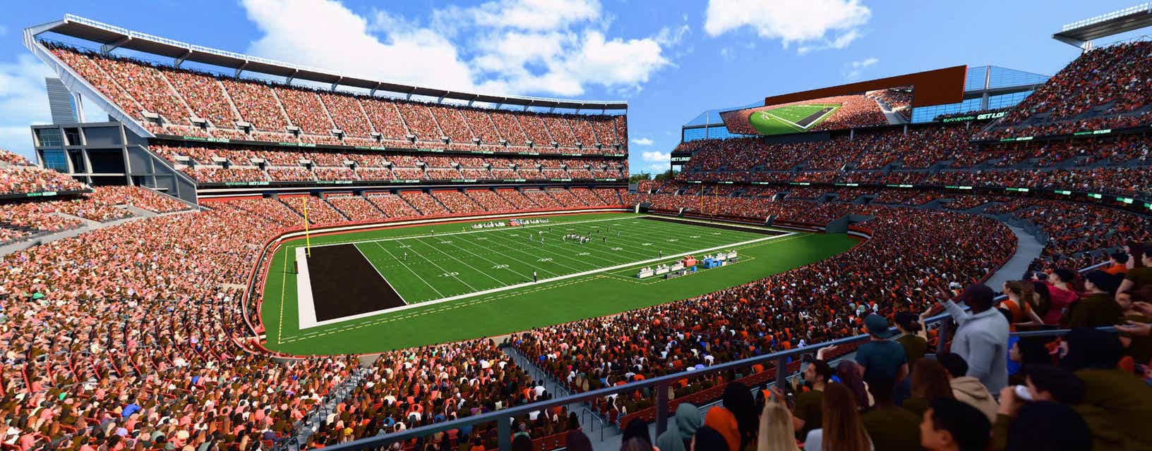 Seat view from Club