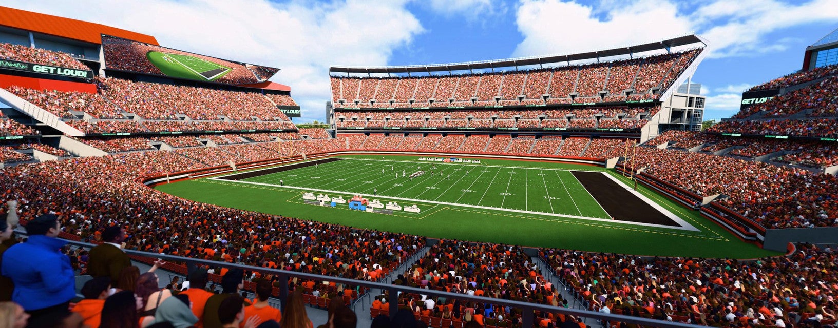 Seat view from Club