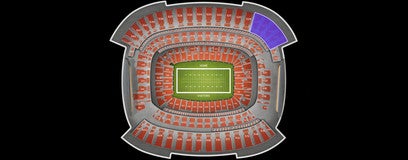 Seat view from Upper 524–528