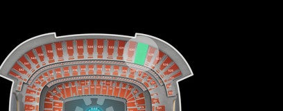 Seat view from Upper