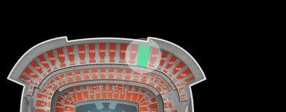 Seat view from Upper