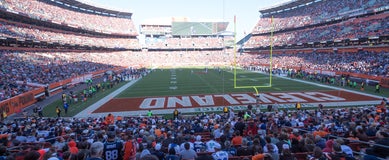 Seat view from Lower Level End Zone