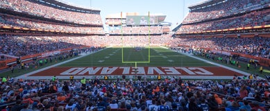 Seat view from Lower Level End Zone