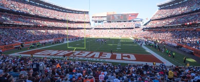 Seat view from Lower Level End Zone