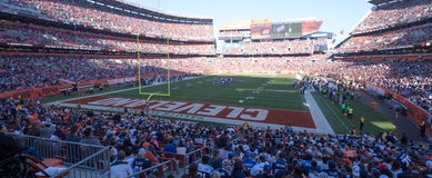 Seat view from Lower Level End Zone