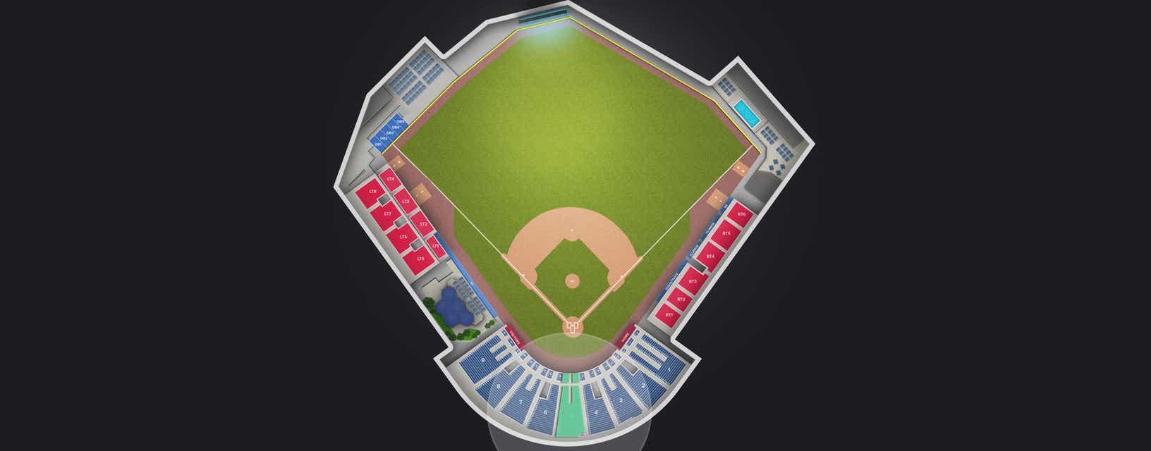 Seat view from