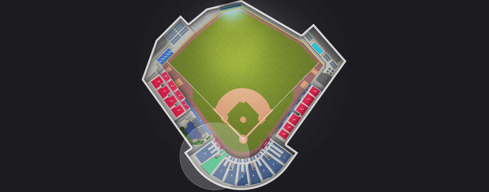 Seat view from