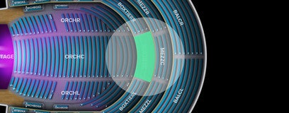 Seat view from Box Tier