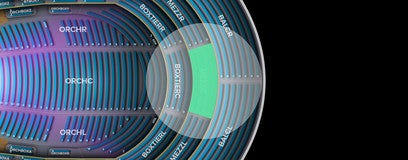 Seat view from Mezzanine