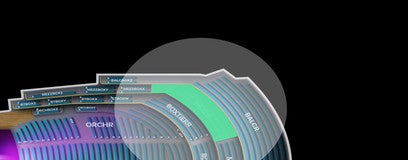 Seat view from Mezzanine