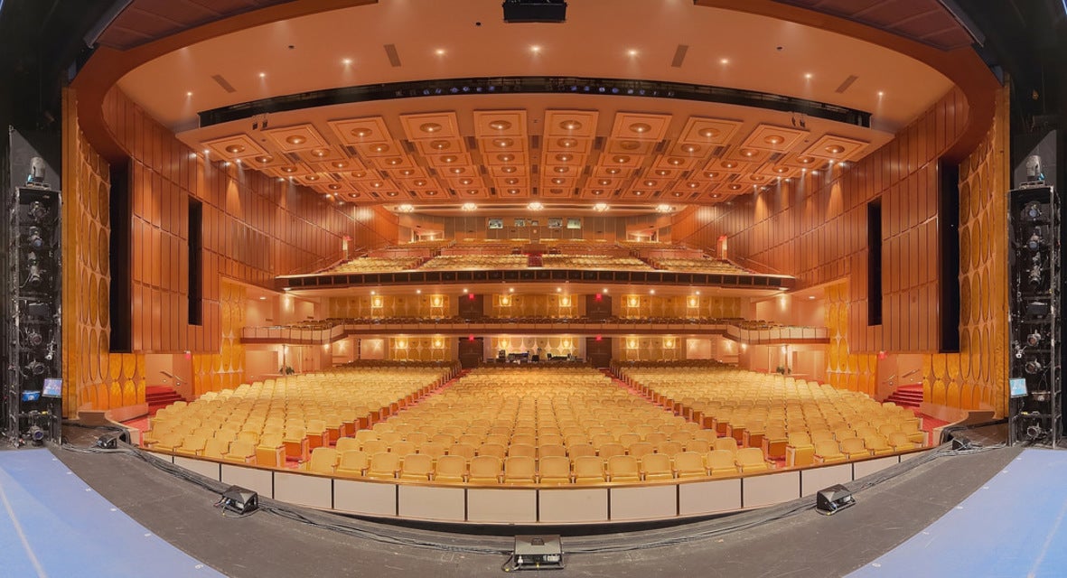Seat view from Mezzanine Center