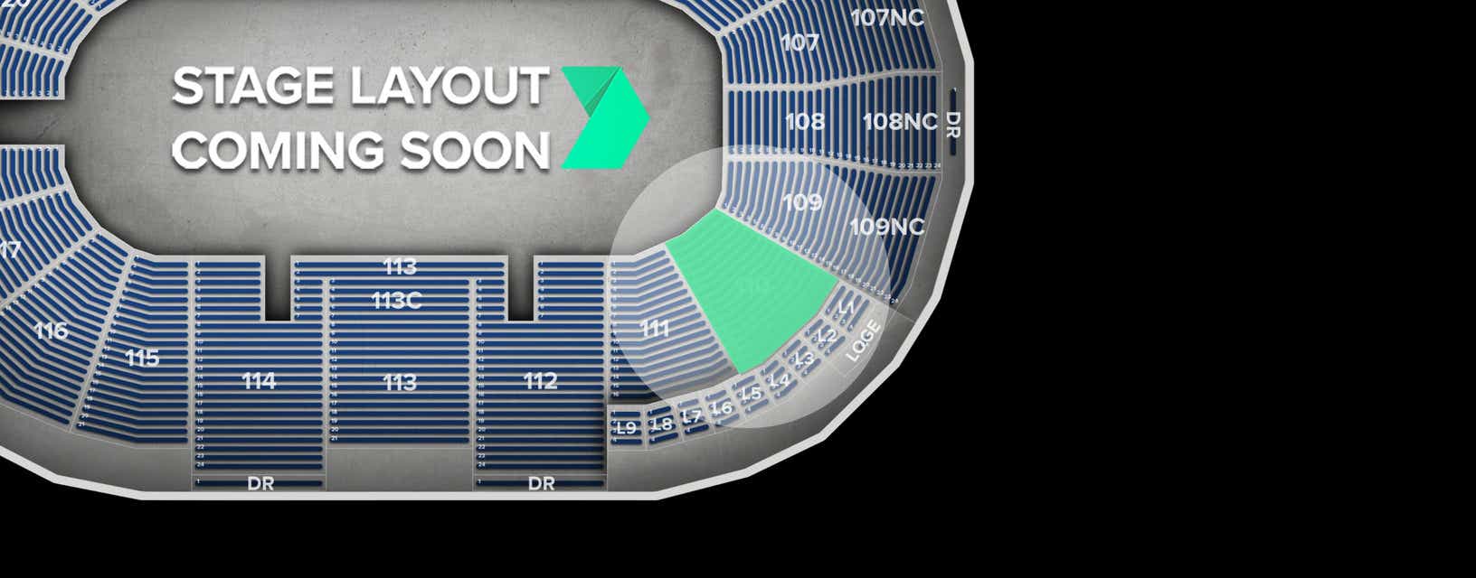 Seat view from Lower