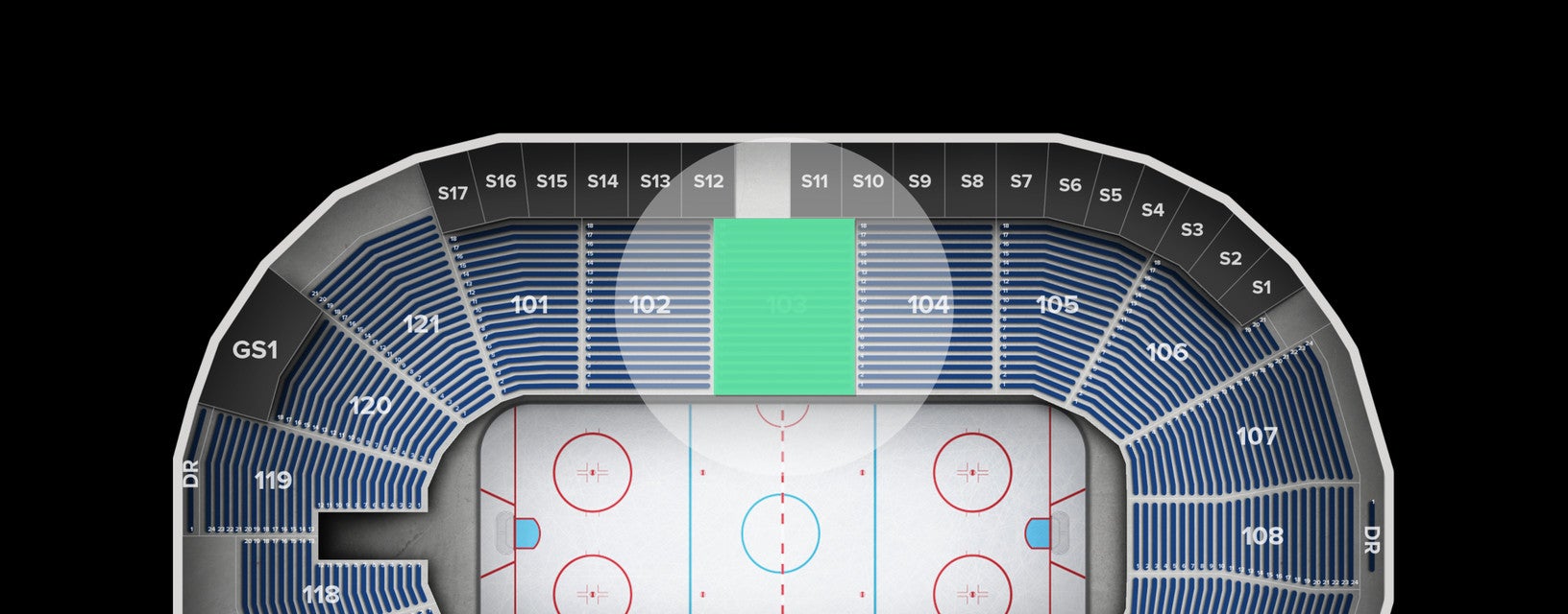 Seat view from Lower