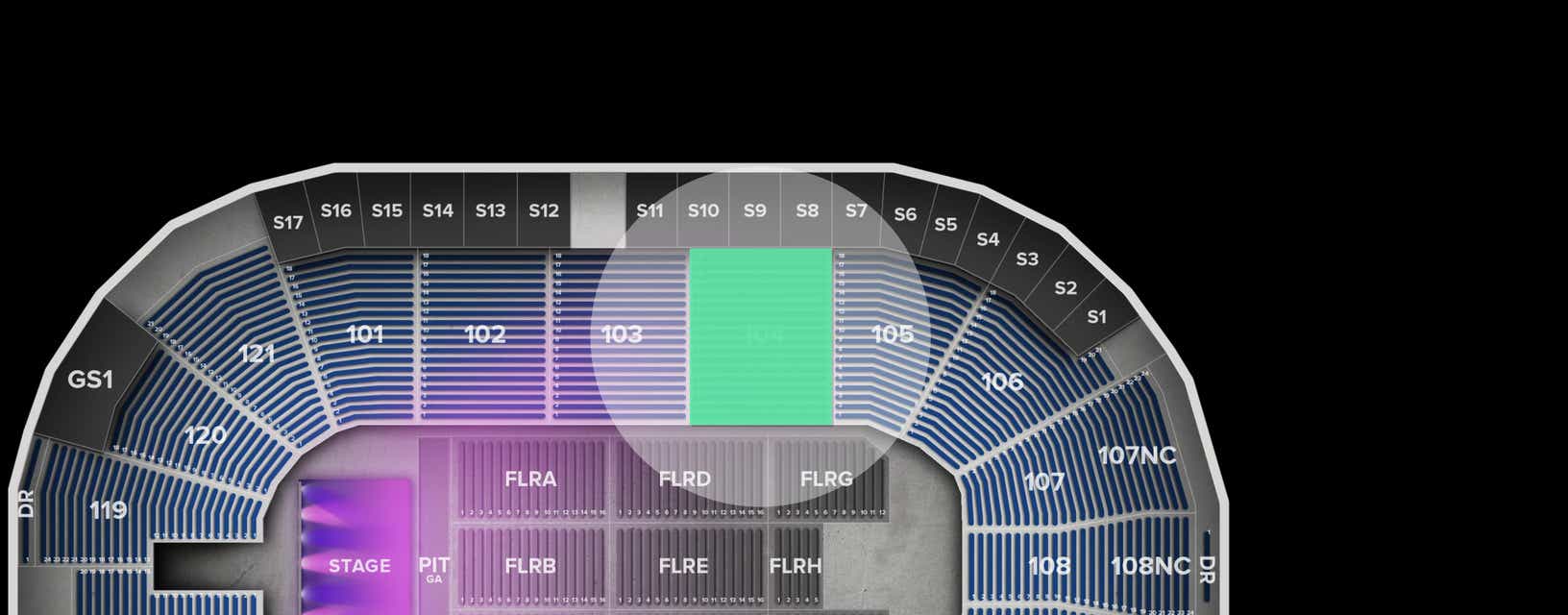 Seat view from Lower