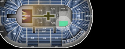 Seat view from Floor