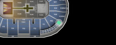 Seat view from Loge