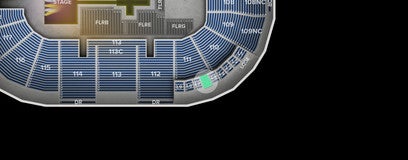 Seat view from Loge