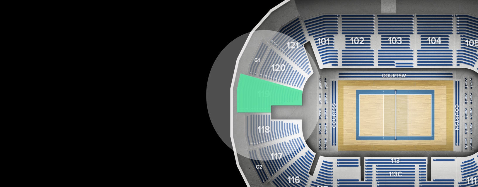 Seat view from Lower