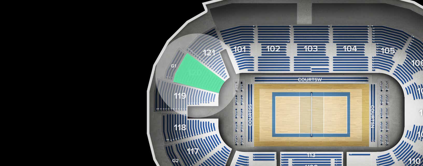 Seat view from Lower