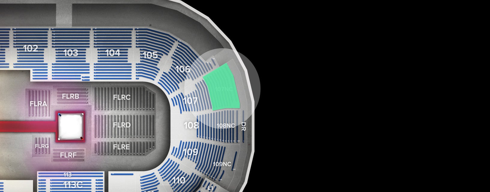 Seat view from Upper Bowl