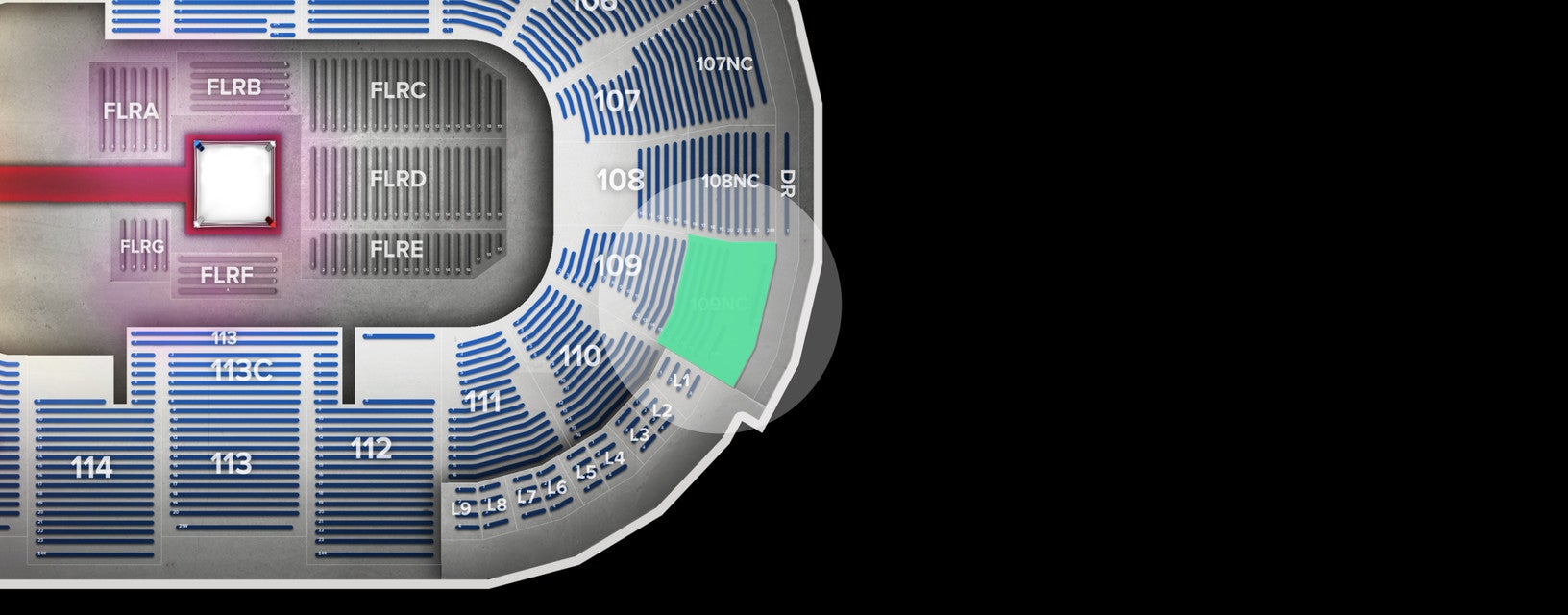 Seat view from Upper Bowl