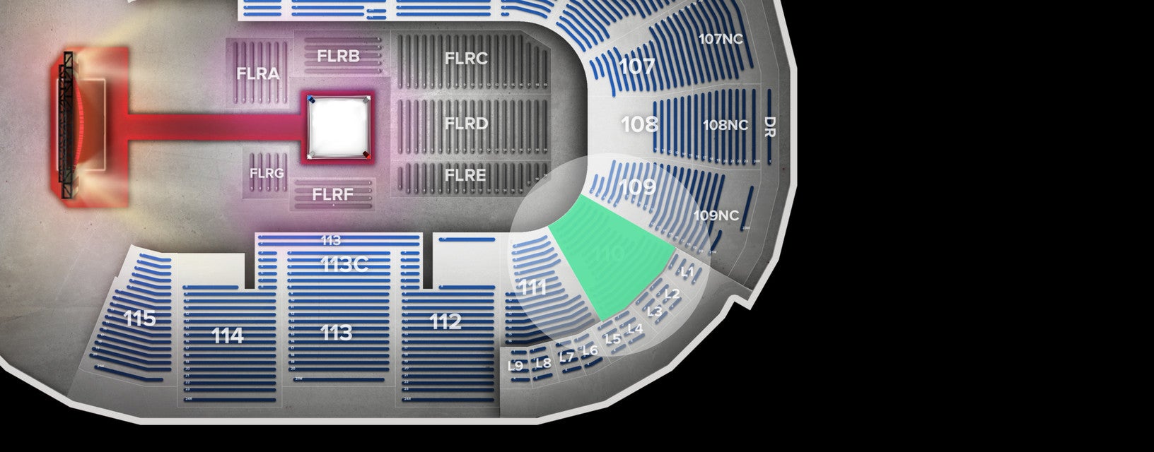 Seat view from Lower
