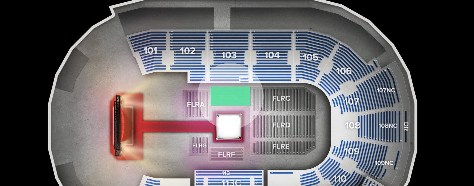 Seat view from Floor