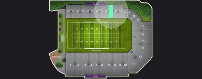 Seat view from Sideline