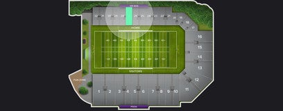 Seat view from Sideline