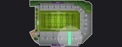 Seat view from Sideline