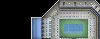 Seat view from North Covered Box