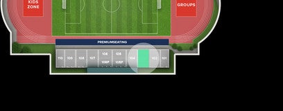 Seat view from Sideline Bench