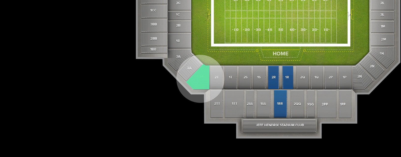Seat view from Lower Corner