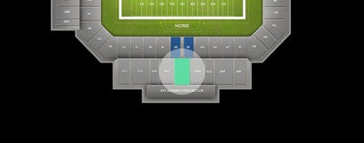 Seat view from Upper Sideline