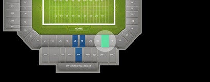 Seat view from Lower Sideline