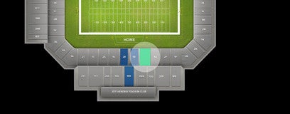 Seat view from Lower Sideline