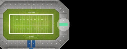 Seat view from Lower End Zone